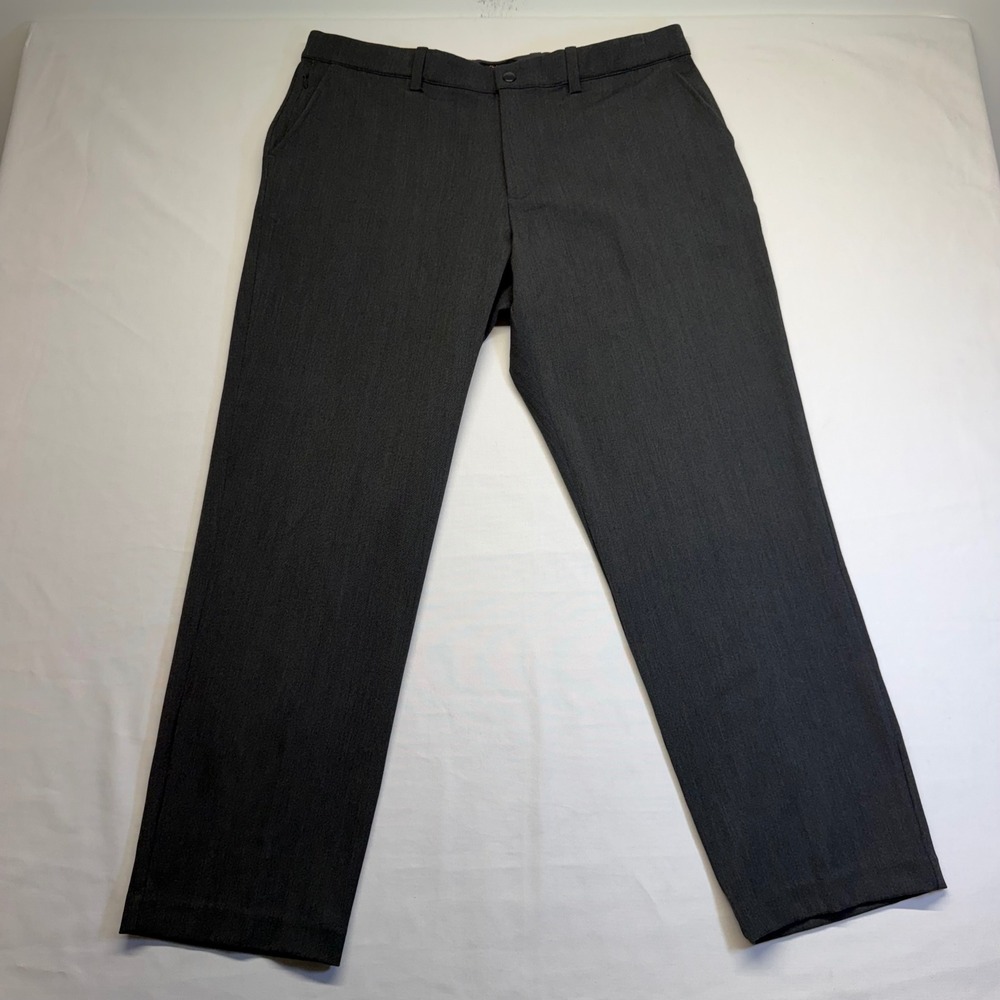 Quince Performance Chino Pants 36x28 Charcoal Gray Stretch Office Golf Stretch